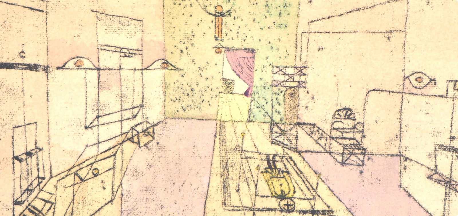 1964 - Paul Klee - Perspectiv-Spuk - 12 aquarelles - Lithograph and Pochoir - 2