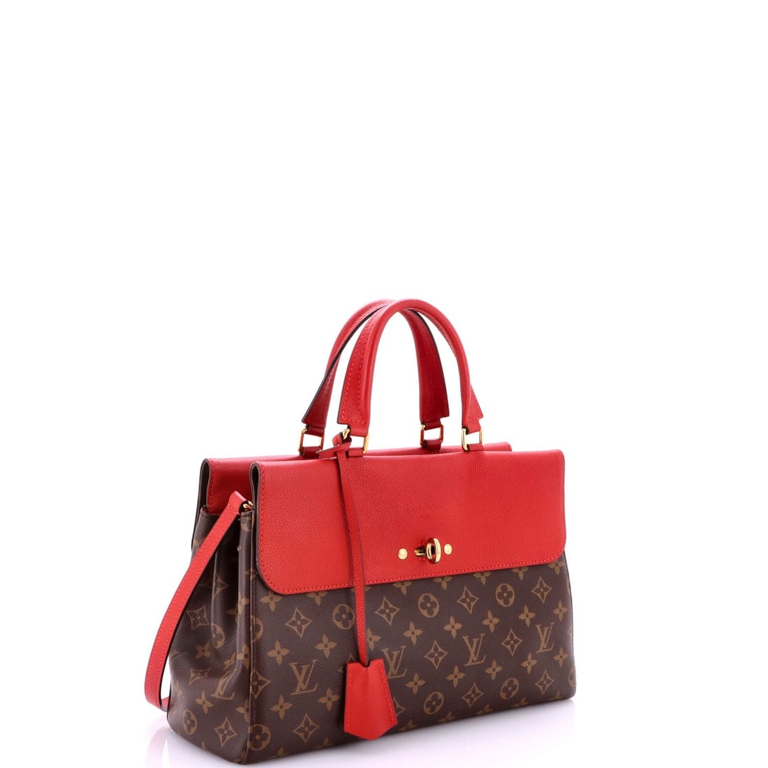 Leather Louis Vuitton Venus Handbag Monogram Canvas and - 2