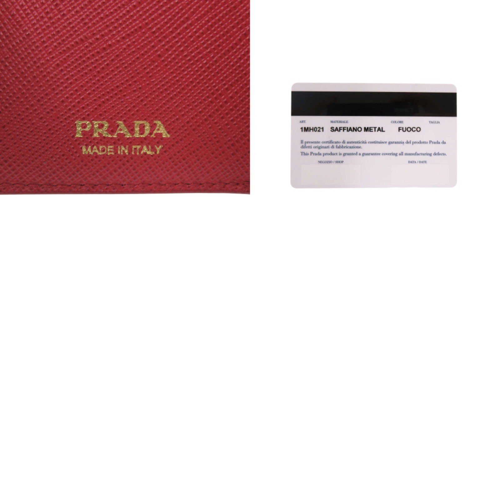 Saffiano Metal - Prada Wallet (Tri-Fold) Leather - 7