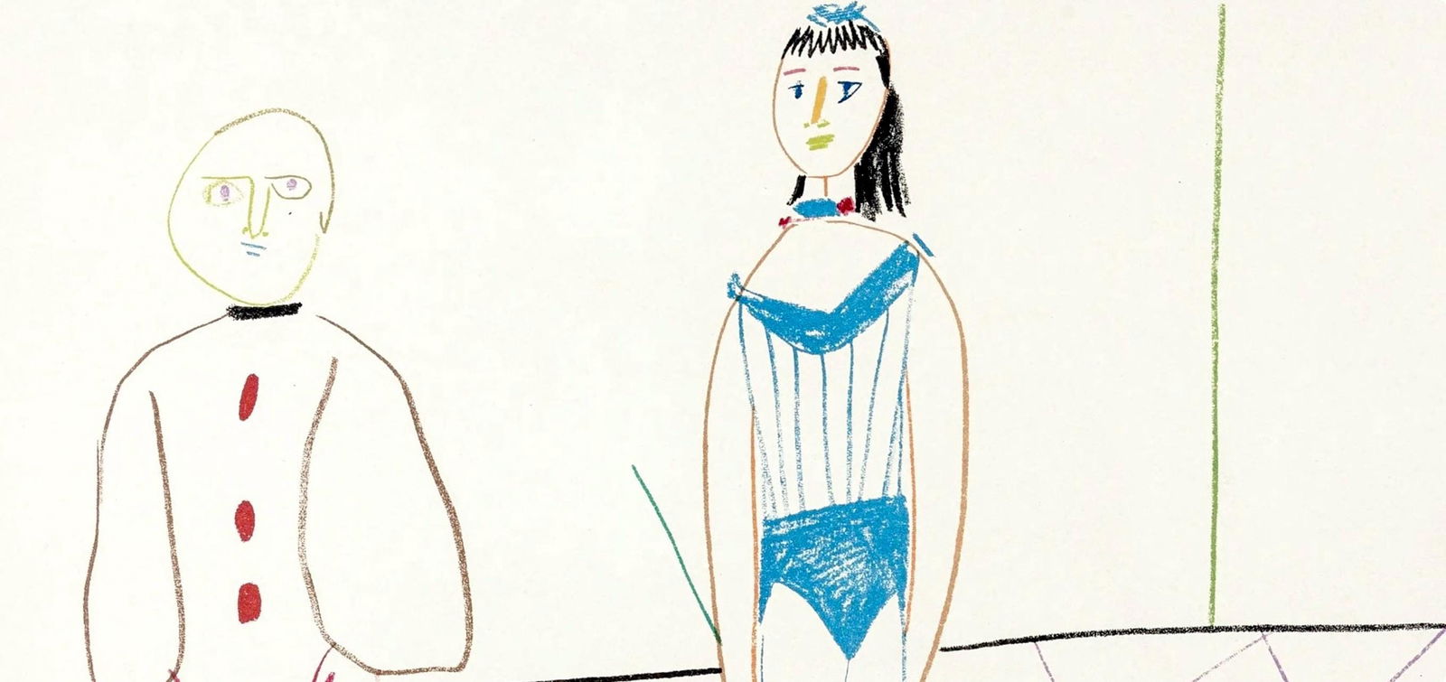 Lithograph - Pablo Picasso - Composition - La Comdie Humaine - Verve - Revue Artistique et Littraire - 2