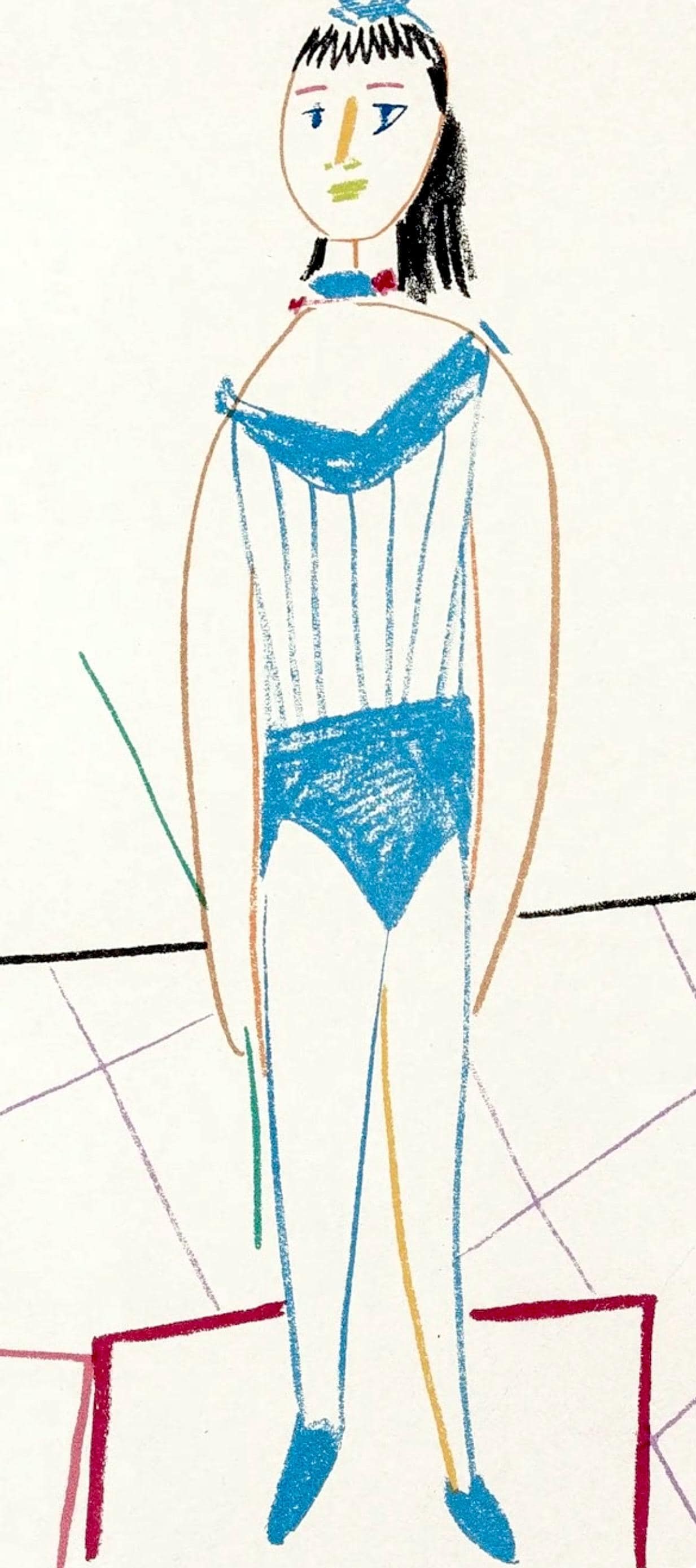 Lithograph - Pablo Picasso - Composition - La Comdie Humaine - Verve - Revue Artistique et Littraire - 4