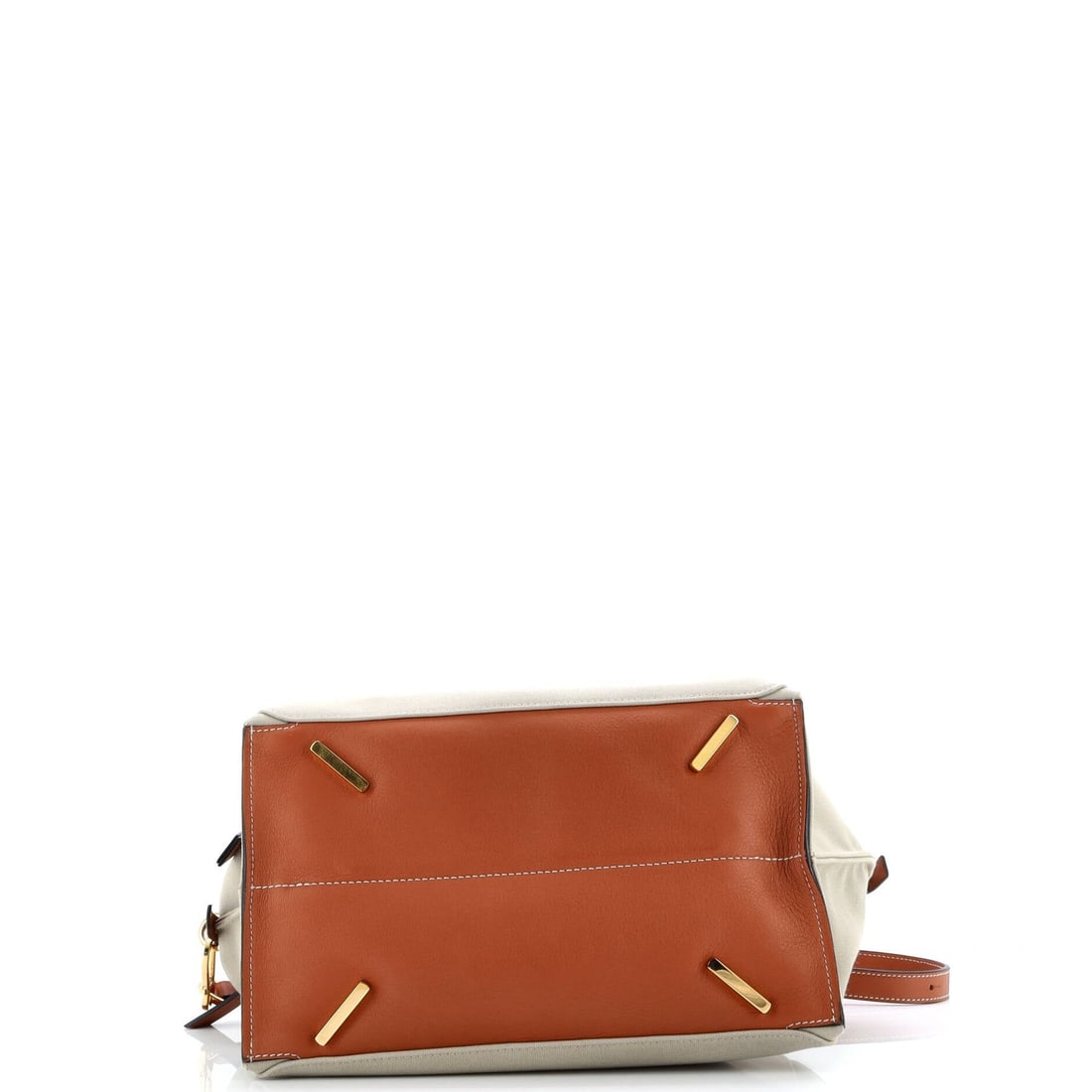 Leather Loewe Double Zip Shoulder Bag Canvas and - 4
