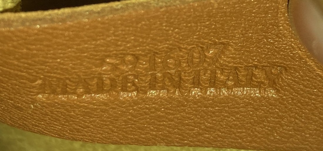 Leather Loewe Double Zip Shoulder Bag Canvas and - 7