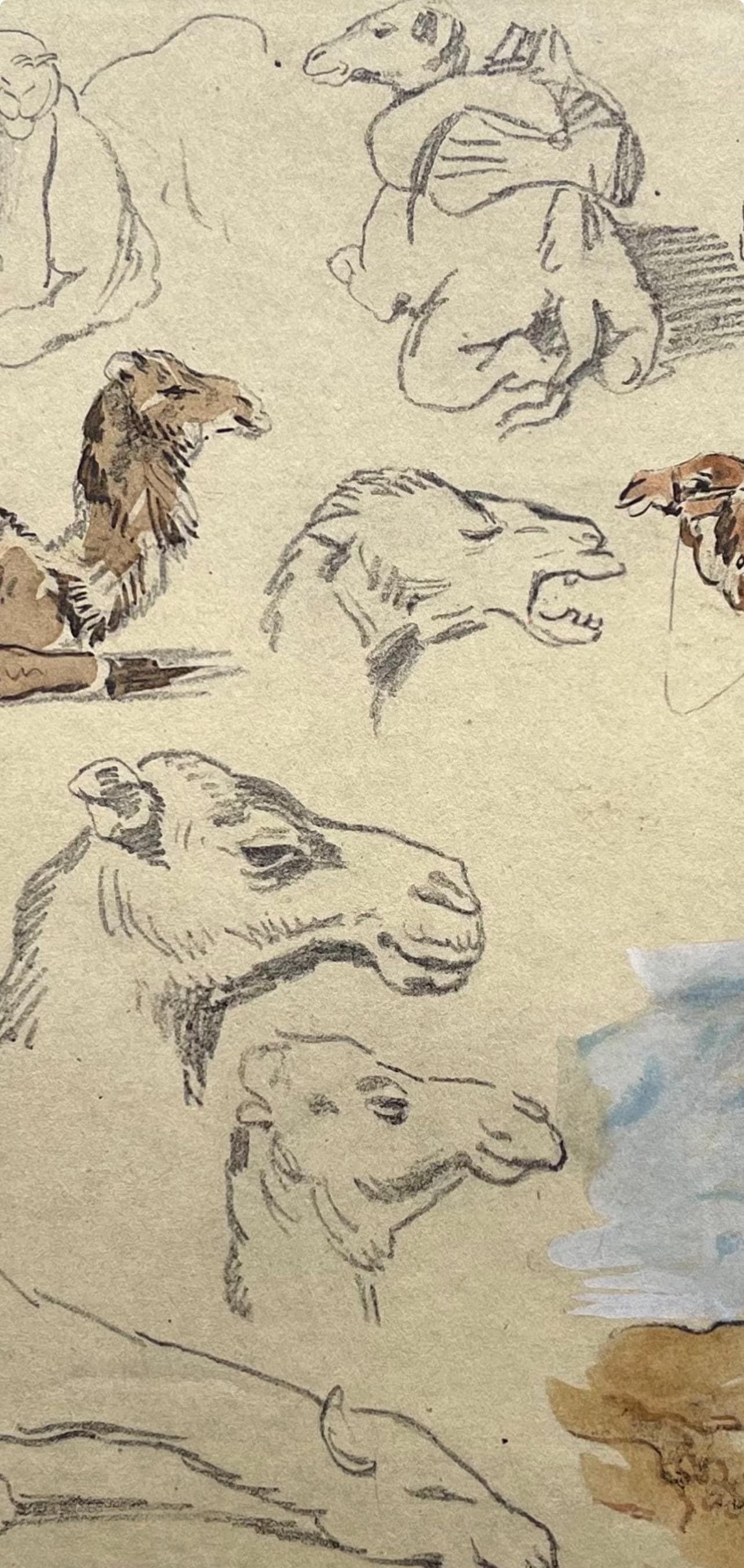 Lithograph - Eugne Delacroix - Composition - Trente et un Dessins et Aquarelles du Maroc - 4