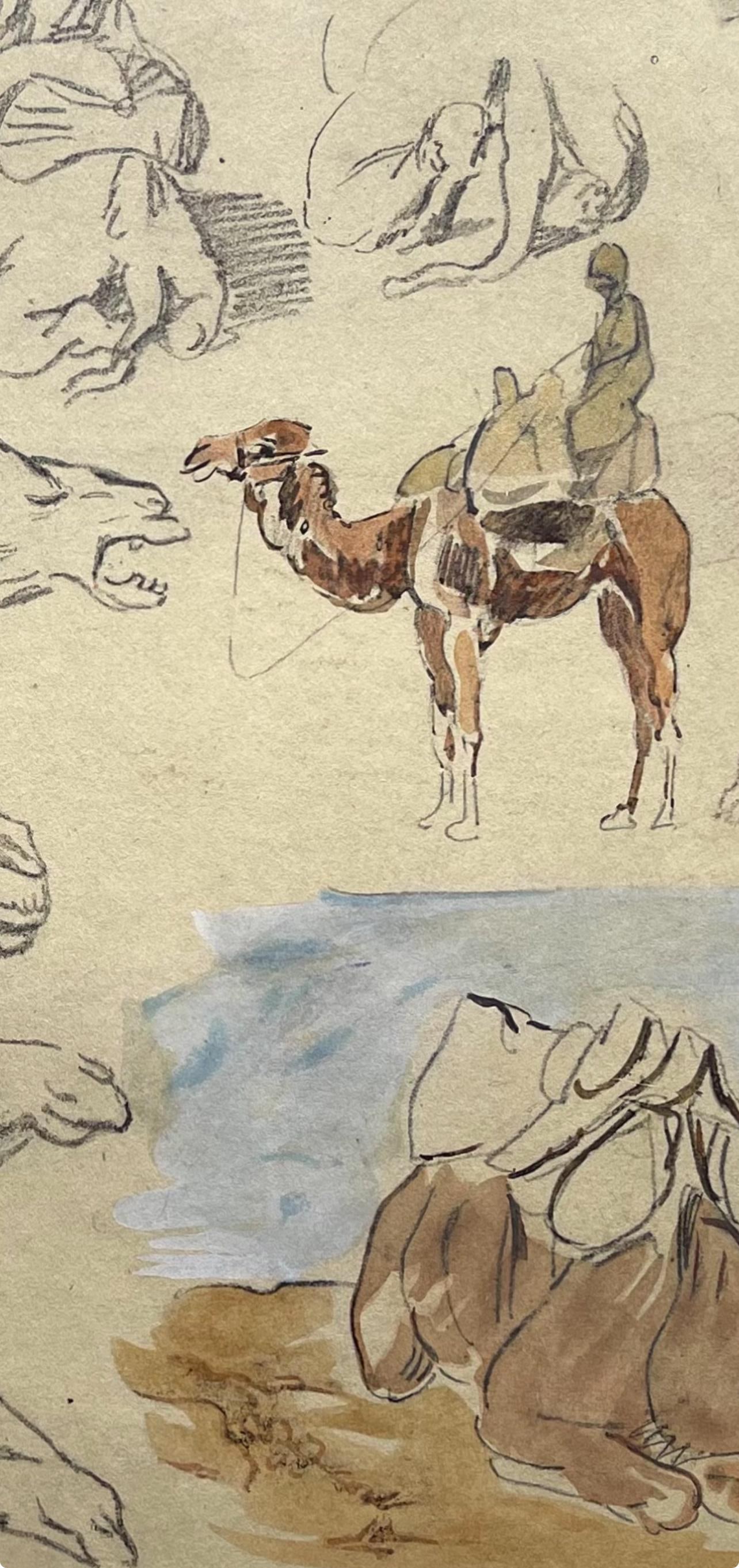 Lithograph - Eugne Delacroix - Composition - Trente et un Dessins et Aquarelles du Maroc - 5