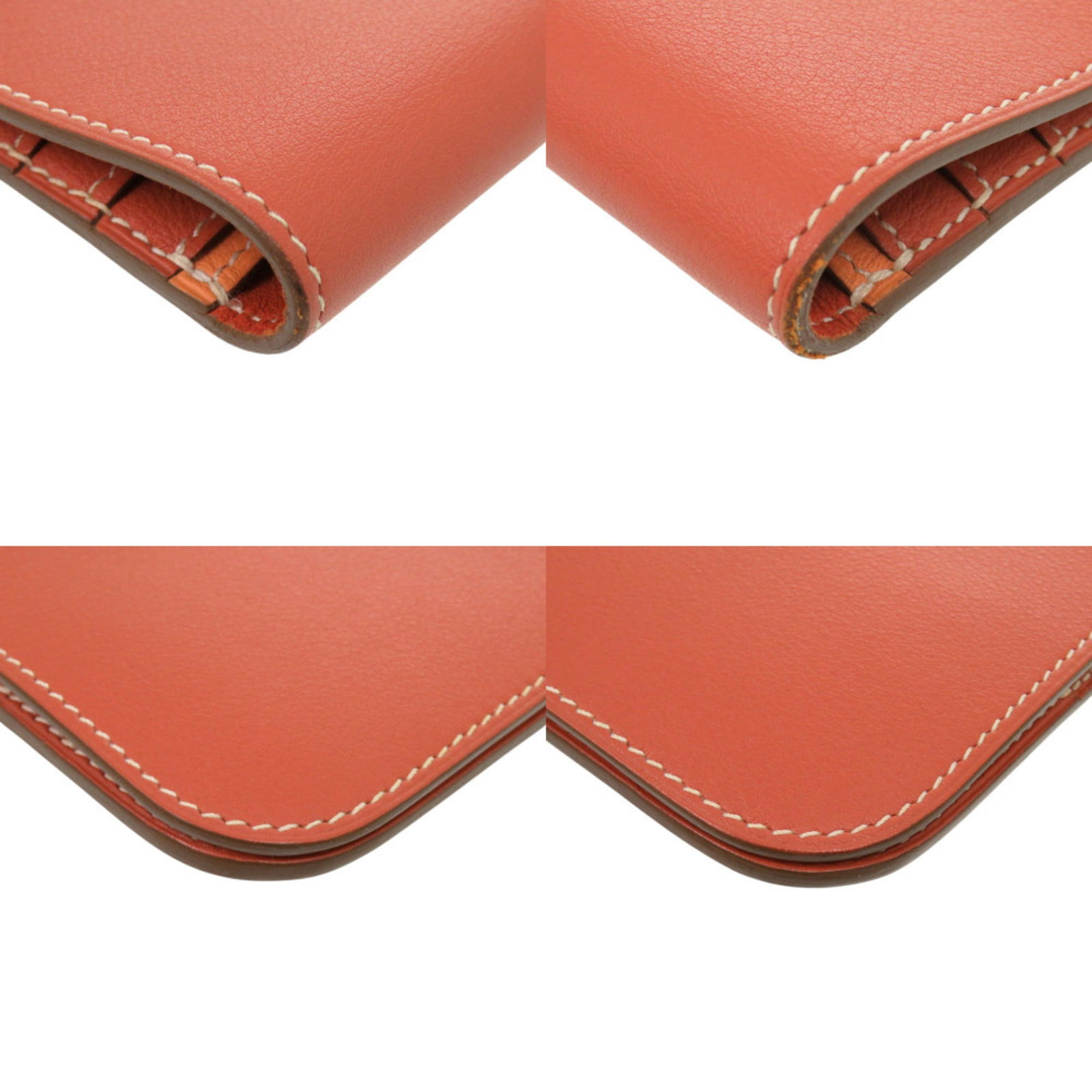 Leather Hermes Long Wallet (Bi-Fold) Swift - 4