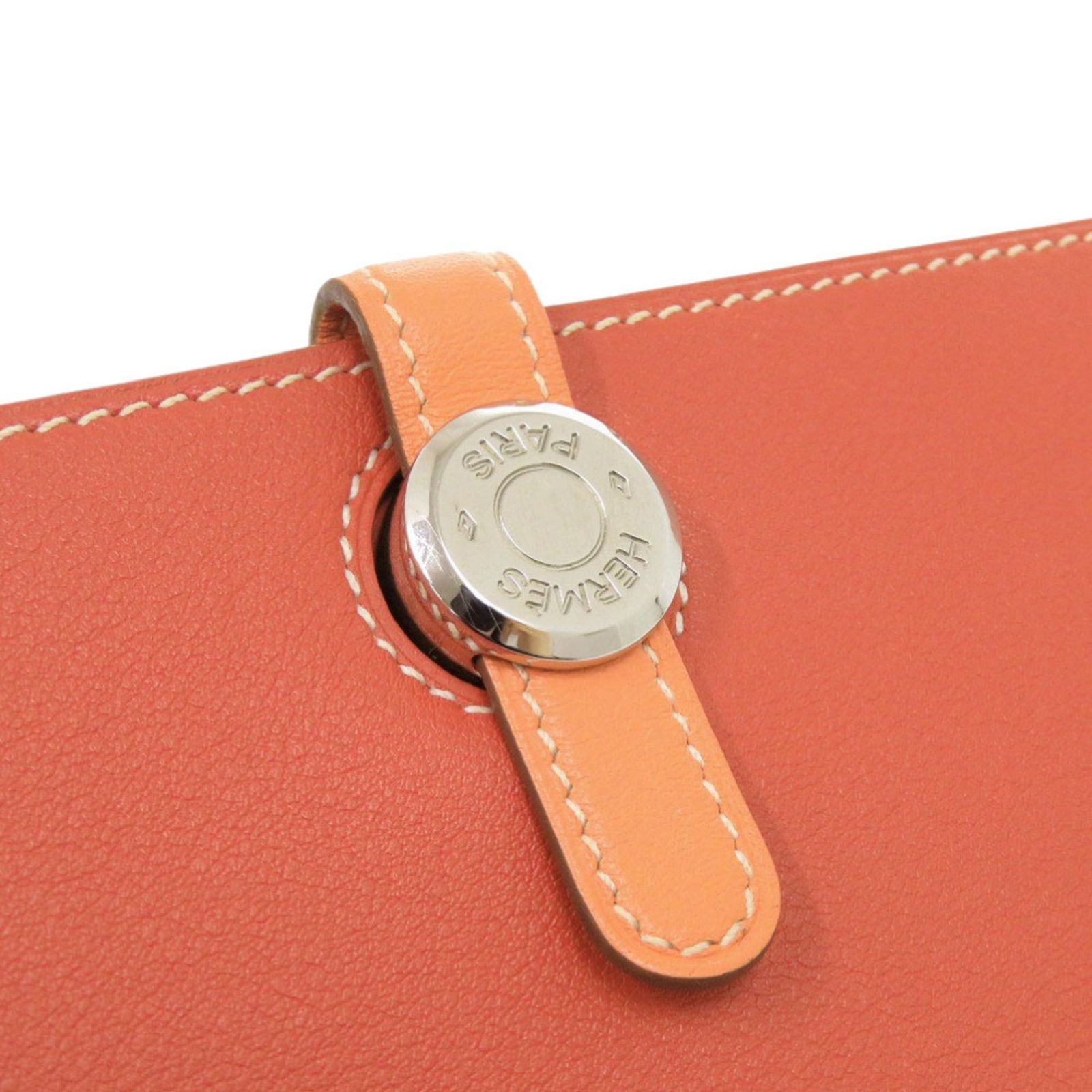 Leather Hermes Long Wallet (Bi-Fold) Swift - 9