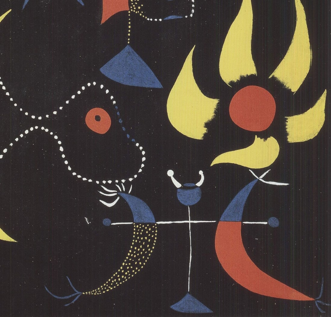 Surrealism JOAN MIRO Self-Portrait II 22.75" x 19" Offset Lithograph 2010 - 4