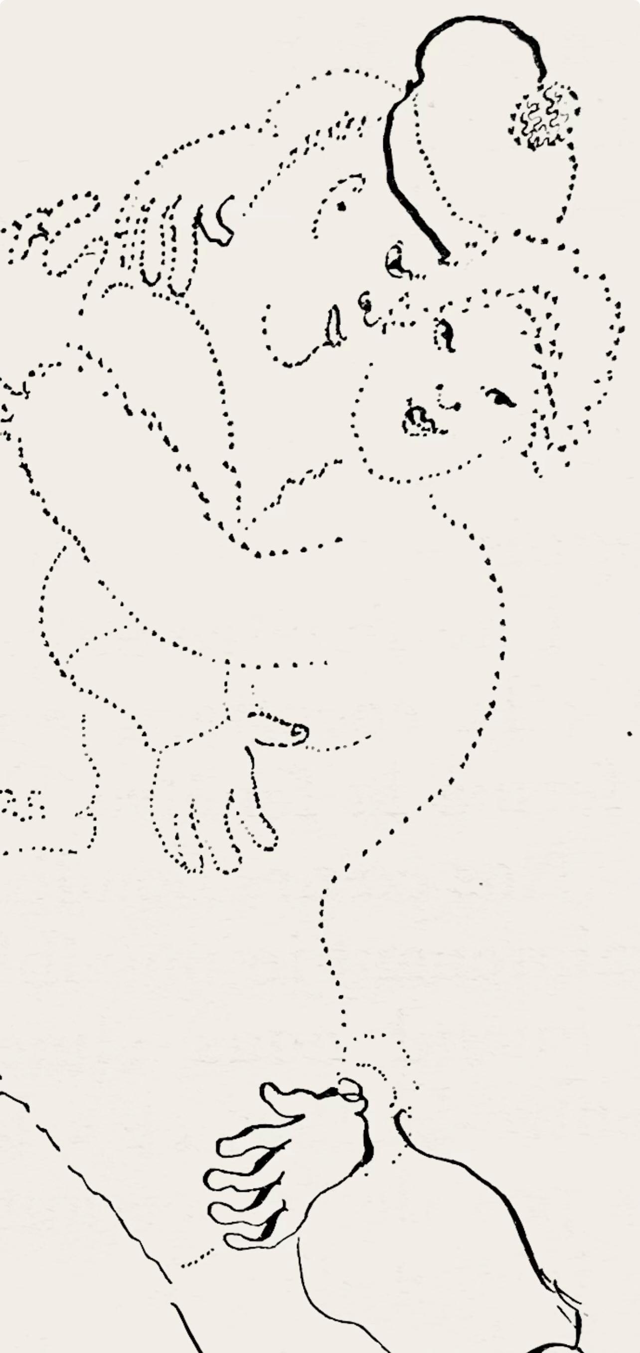 Lithograph - Marc Chagall - Composition - Suite Provinciale avec 92 dessins indits de Marc Chagall - 4