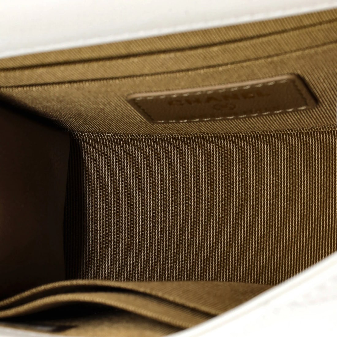 Mini Chanel Chic Pearls Flap Clutch with Chain Quilted Goatskin - 6