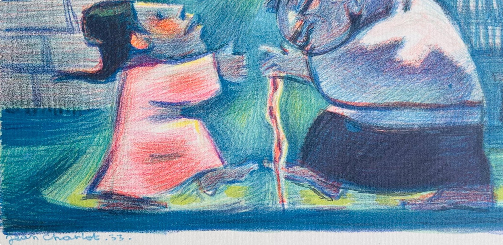 Lithograph - Jean Charlot - Composition - 4