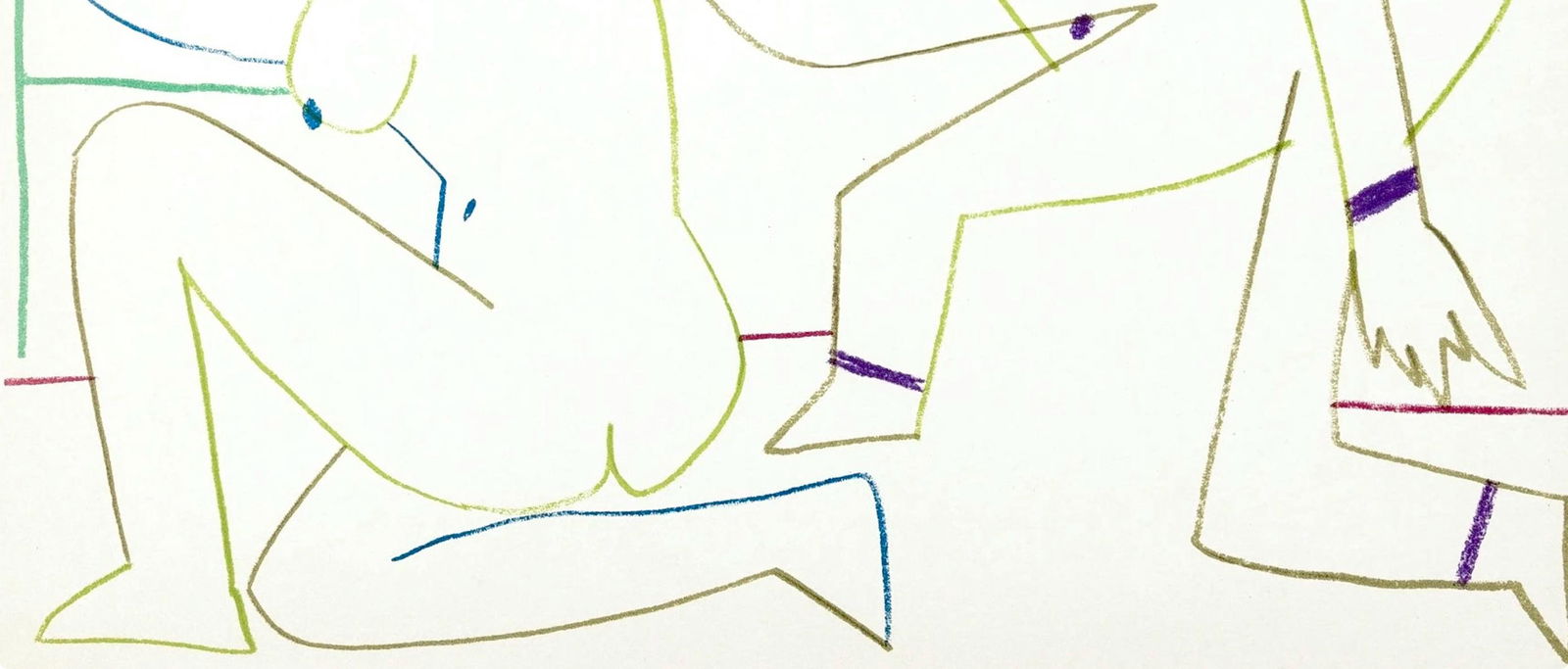 Lithograph - Pablo Picasso - Composition - La Comdie Humaine - Verve - Revue Artistique et Littraire - 3