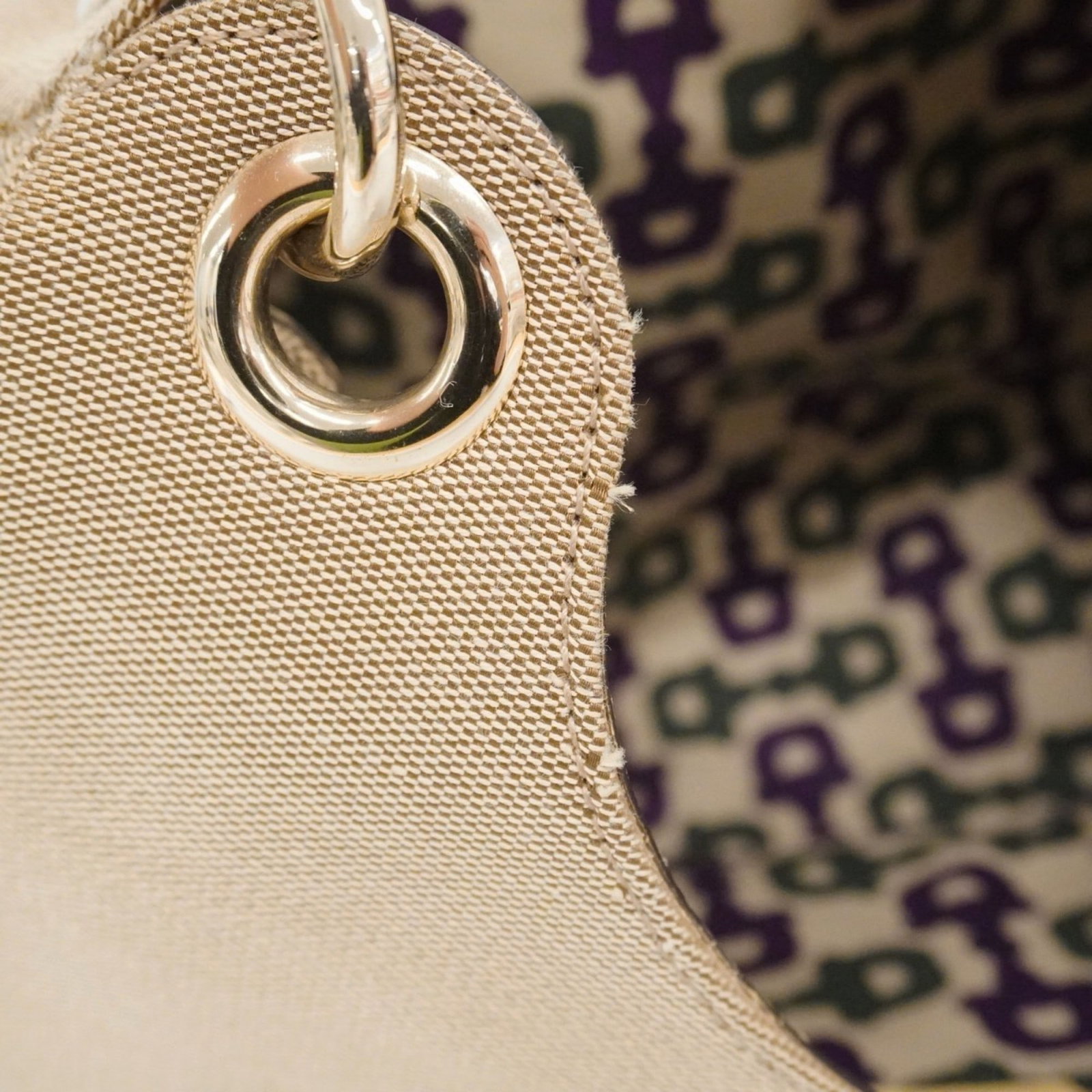 Canvas - Gucci Shoulder Bag Leather - 12