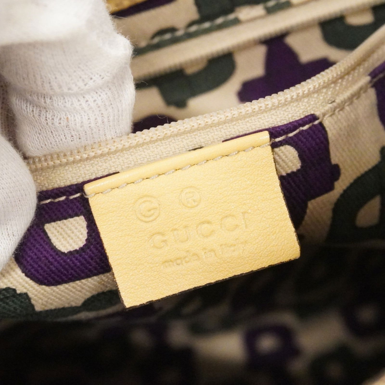 Canvas - Gucci Shoulder Bag Leather - 5