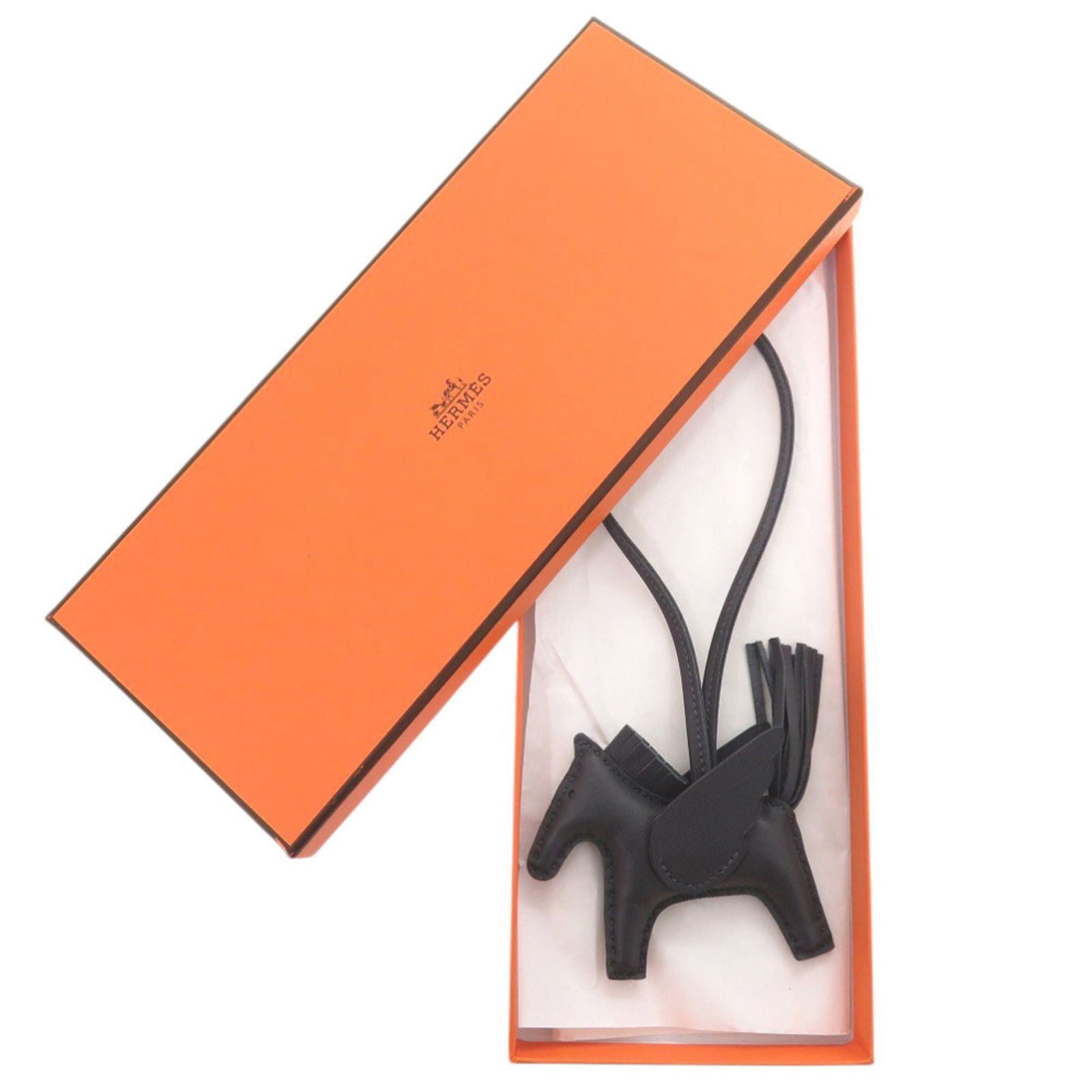 Leather Hermes Keyring - 2