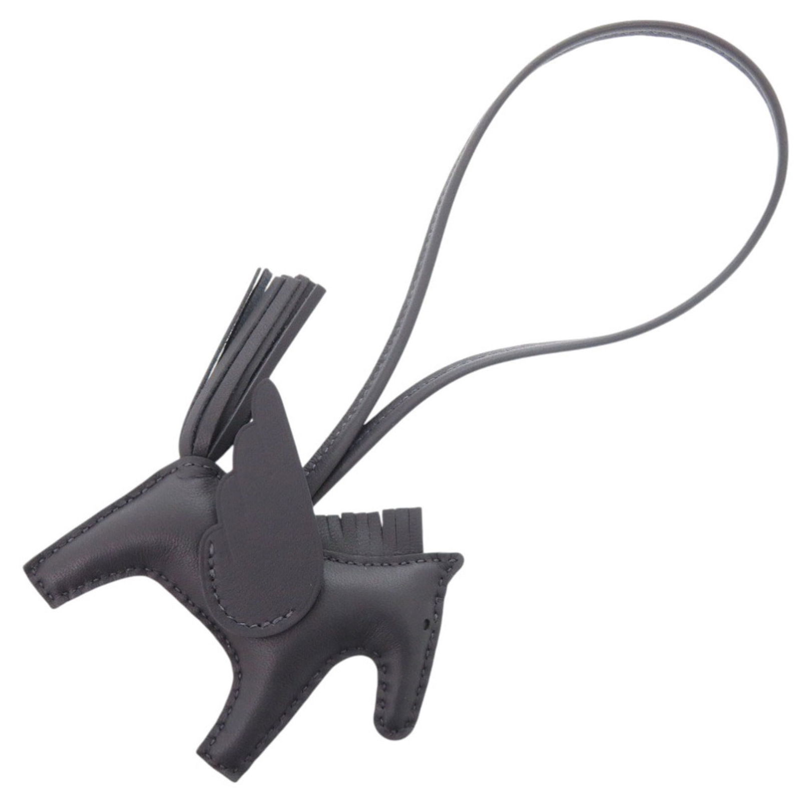 Leather Hermes Keyring - 3