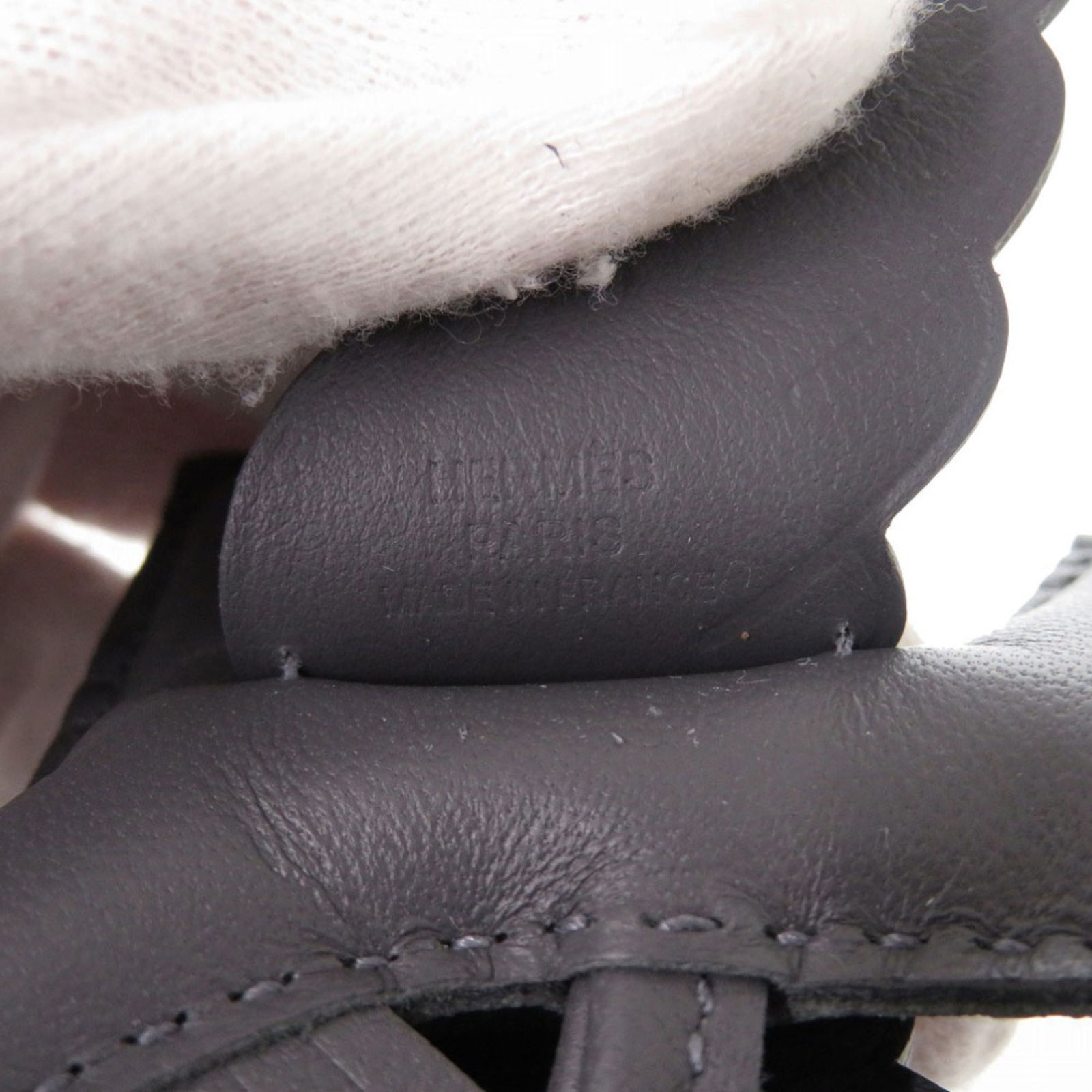 Leather Hermes Keyring - 4