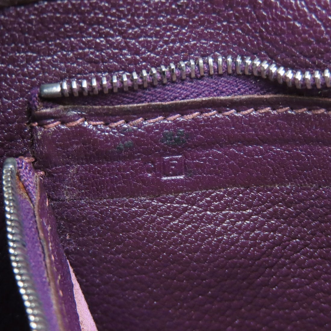 Calf HERMES fool toePM Handbag - 7