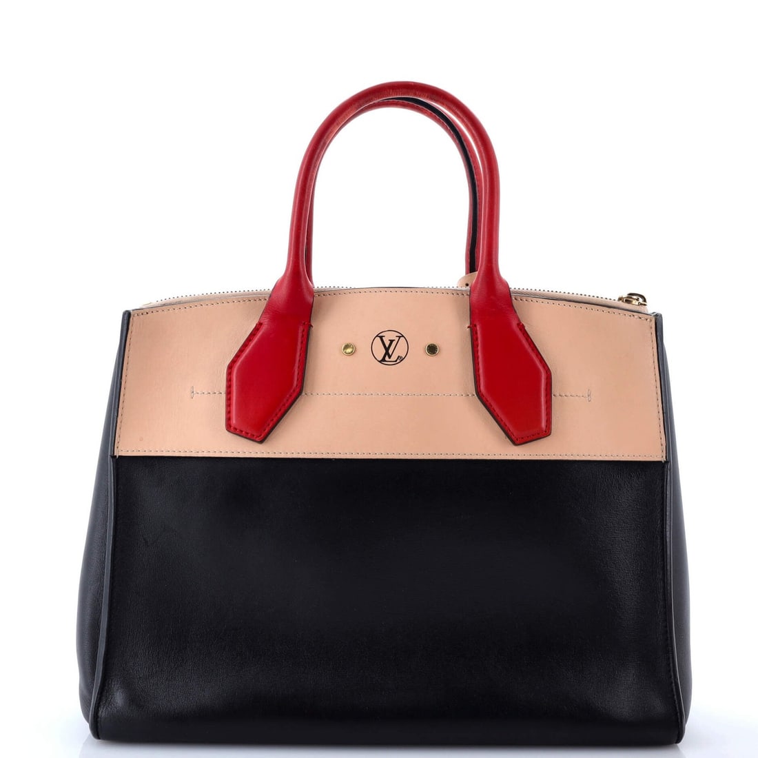 MM Louis Vuitton City Steamer Handbag Leather - 3