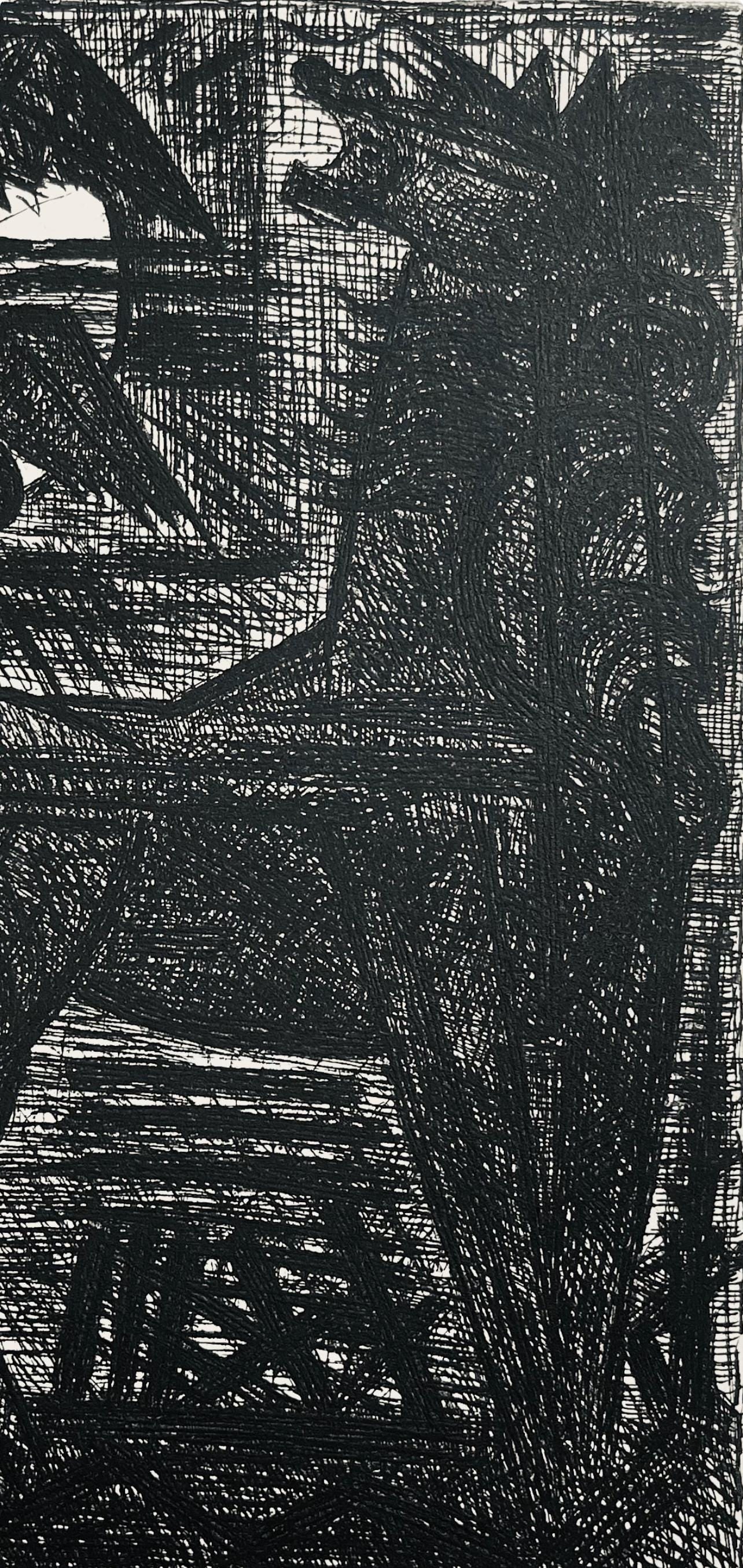 Etching - Marcel Gromaire - Prsages - Cheval Noir Et Oiseaux De Nuit - Scne IX - Shakespeare - - 3