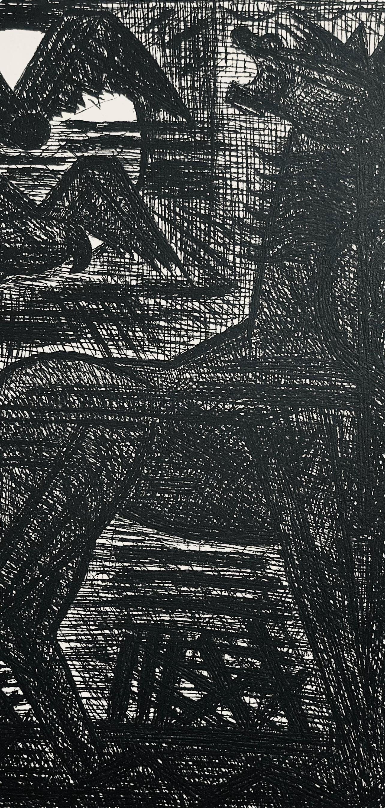 Etching - Marcel Gromaire - Prsages - Cheval Noir Et Oiseaux De Nuit - Scne IX - Shakespeare - - 4