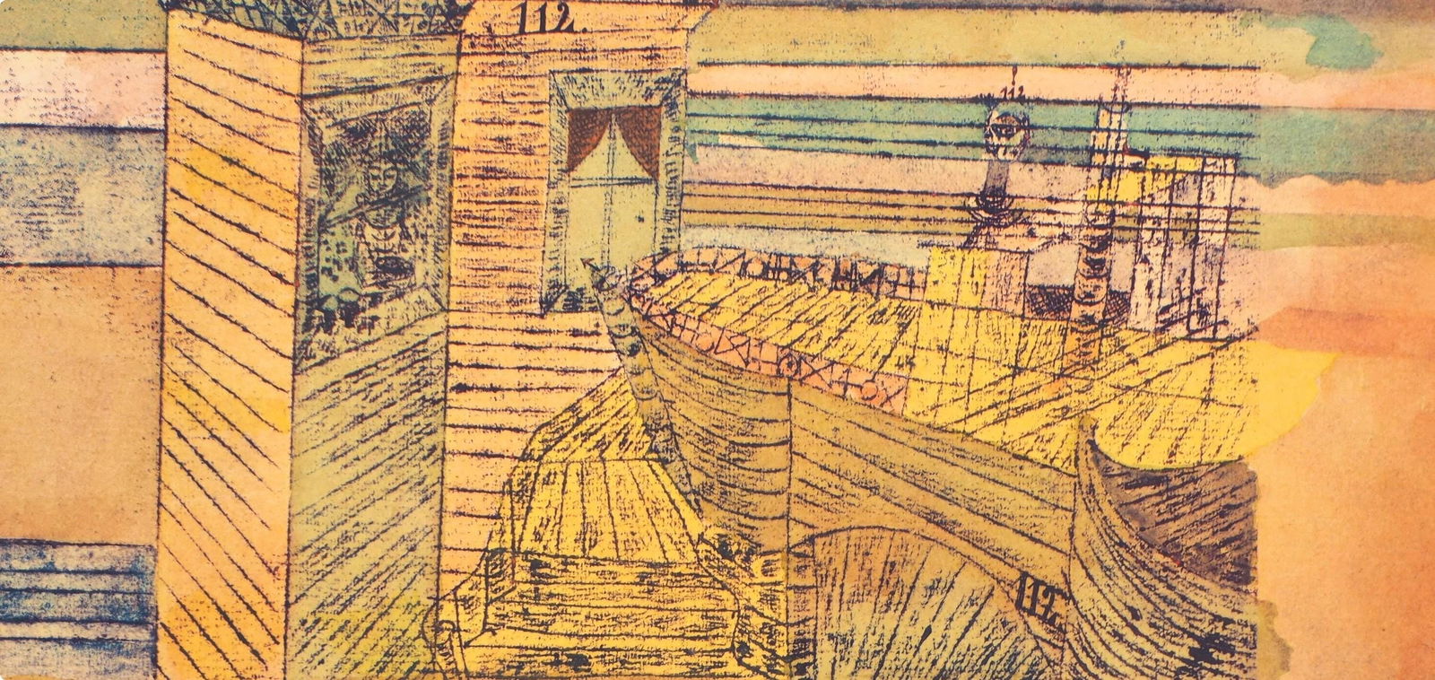 1964 - Paul Klee - Wunderbare Landung oder "112!" - 12 aquarelles - Lithograph and Pochoir - 3