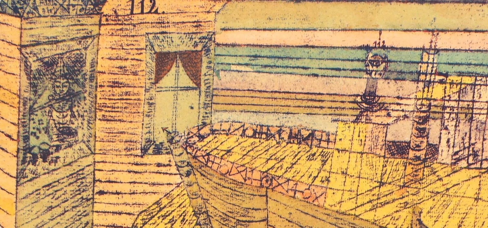 1964 - Paul Klee - Wunderbare Landung oder "112!" - 12 aquarelles - Lithograph and Pochoir - 4