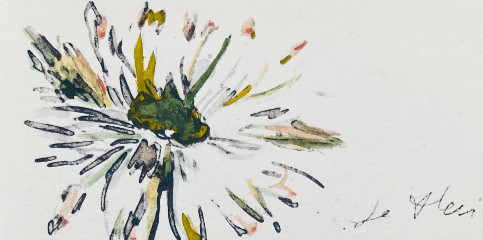 Lithograph - douard Manet - Composition - Letters with Aquarelles - 4