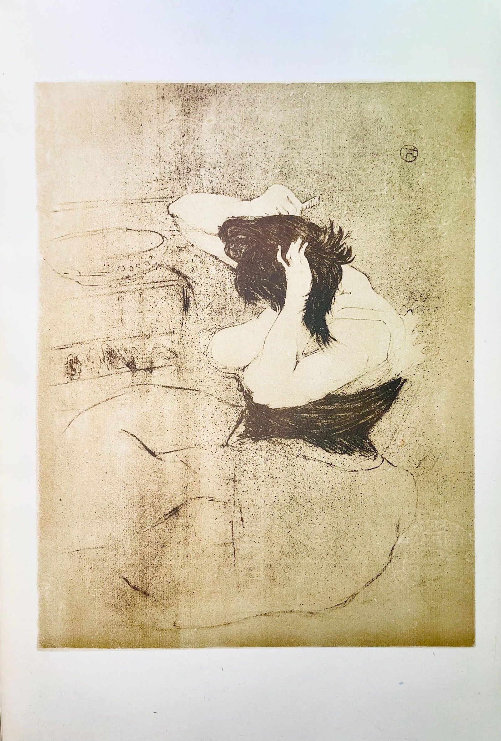 Lithograph - Henri de Toulouse-Lautrec - Composition - Images de Lautrec - 21 Planches en Couleurs - 6