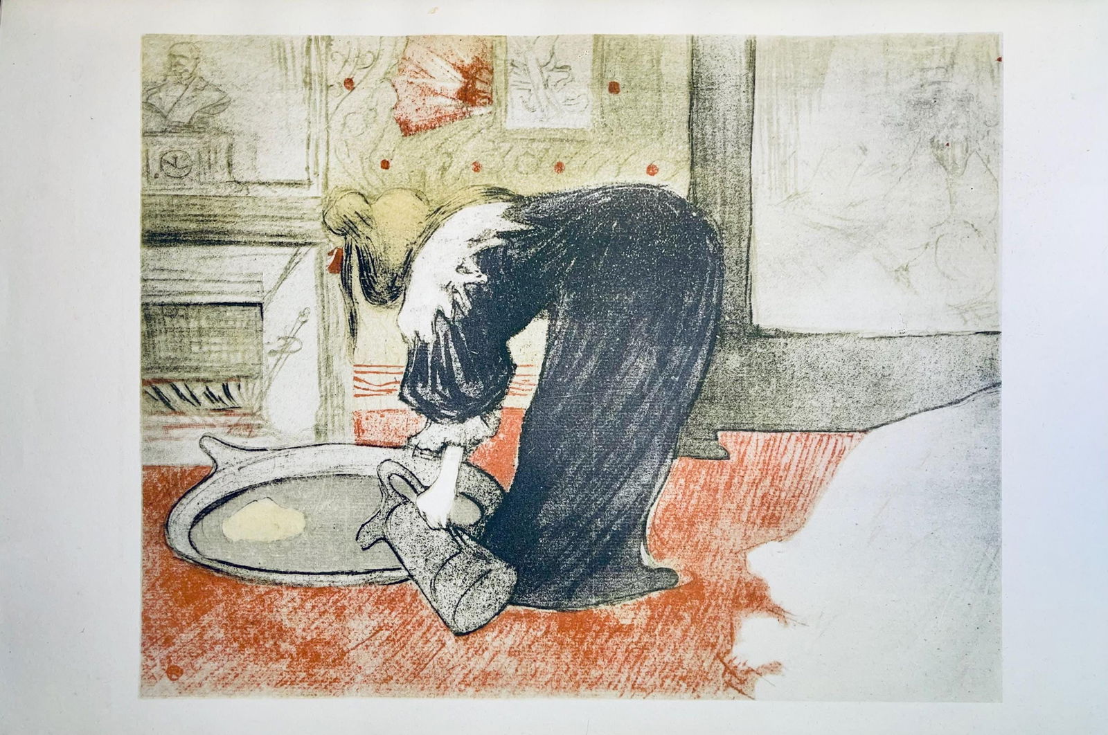 Lithograph - Henri de Toulouse-Lautrec - Composition - Images de Lautrec - 21 Planches en Couleurs - 5
