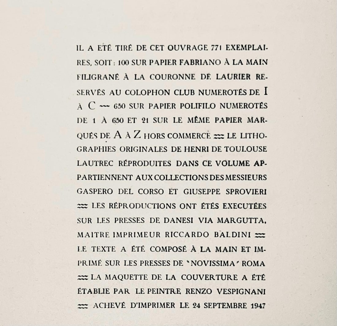 Lithograph - Henri de Toulouse-Lautrec - Composition - Images de Lautrec - 21 Planches en Couleurs - 9