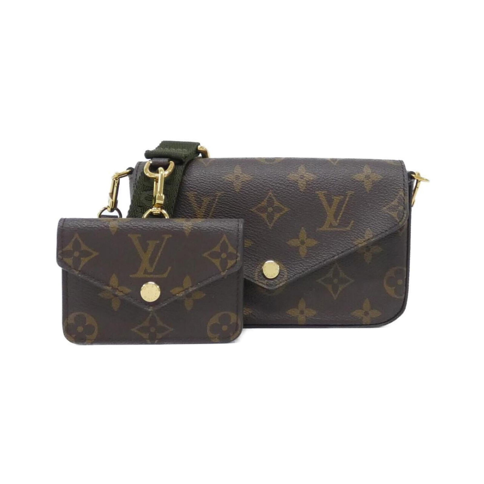 Shoulder Bag Coated Canvas - Louis Vuitton Pochette (1 of 9)
