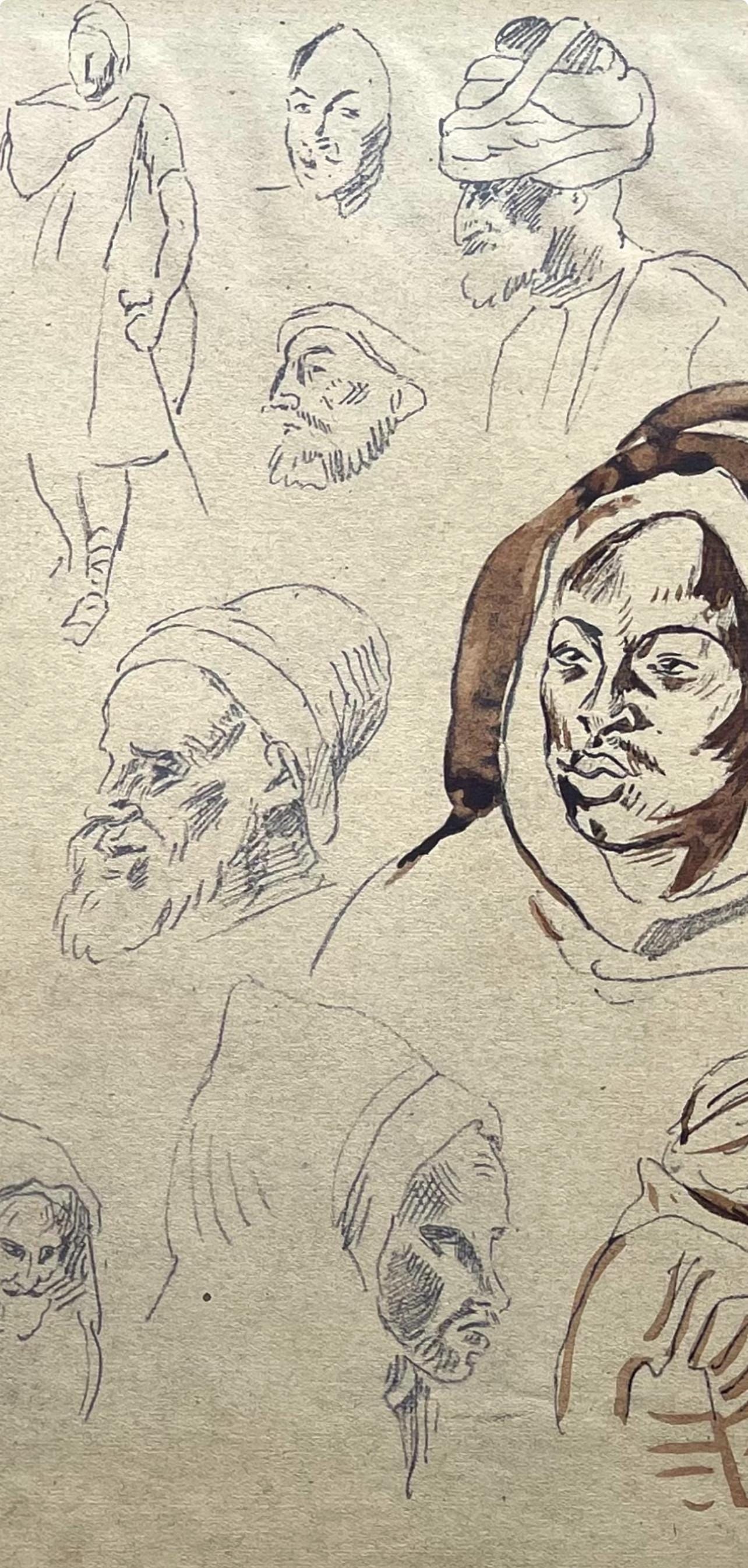 Lithograph - Eugne Delacroix - Composition - Trente et un Dessins et Aquarelles du Maroc - 3