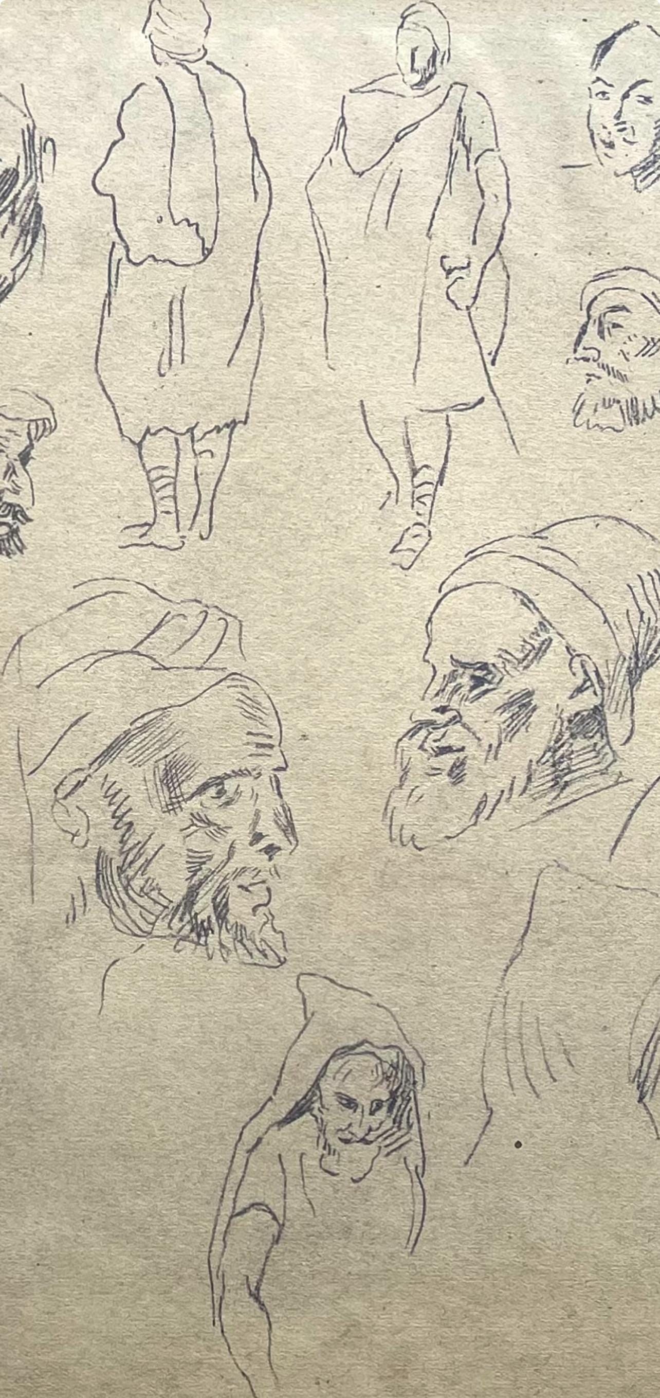 Lithograph - Eugne Delacroix - Composition - Trente et un Dessins et Aquarelles du Maroc - 4