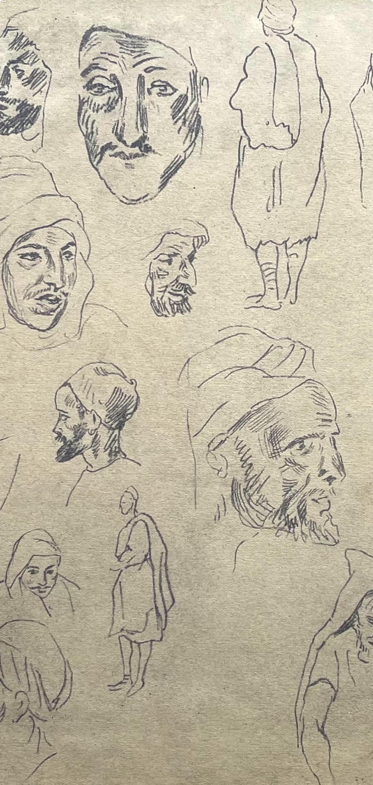 Lithograph - Eugne Delacroix - Composition - Trente et un Dessins et Aquarelles du Maroc - 5