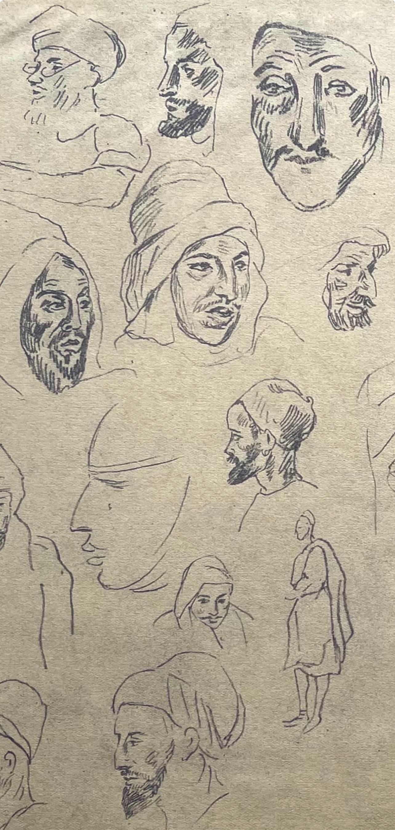 Lithograph - Eugne Delacroix - Composition - Trente et un Dessins et Aquarelles du Maroc - 6