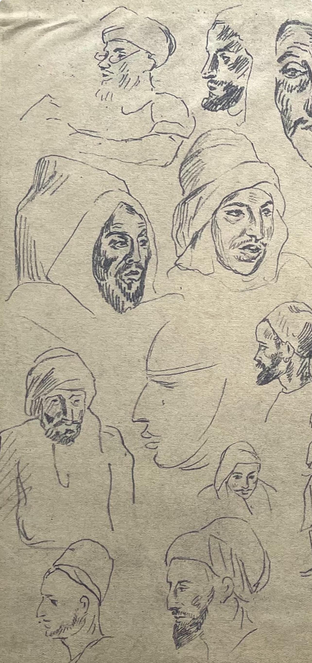 Lithograph - Eugne Delacroix - Composition - Trente et un Dessins et Aquarelles du Maroc - 7