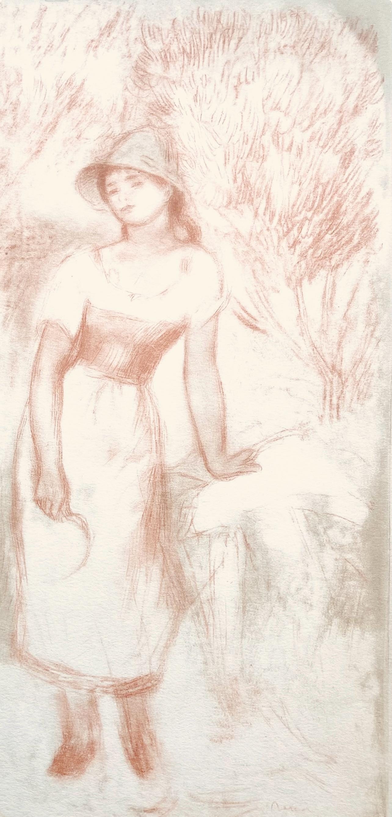 Lithograph - Pierre-Auguste Renoir - Composition - Seize Aquarelles et Sanguines de Renoir - 2