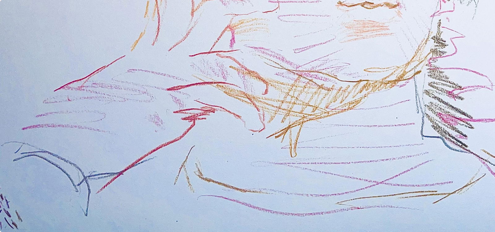 Lithograph - Oskar Kokoschka - Composition - Skizzenbuch der Italienischen Reise 1963 - 4