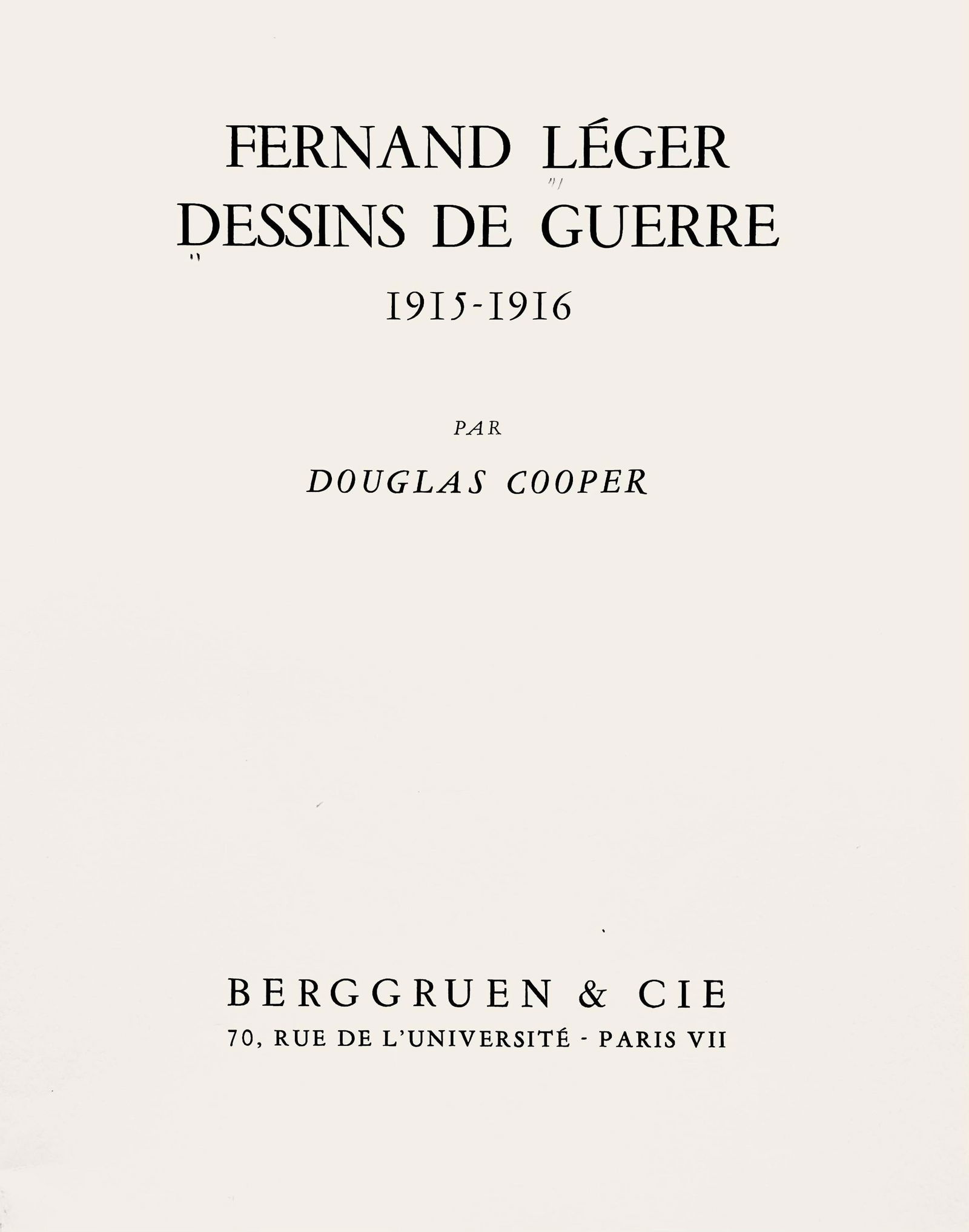 Lithograph - Fernand Lger - Le 100 de Marine - Dessins de Guerre 1915-16 - 6