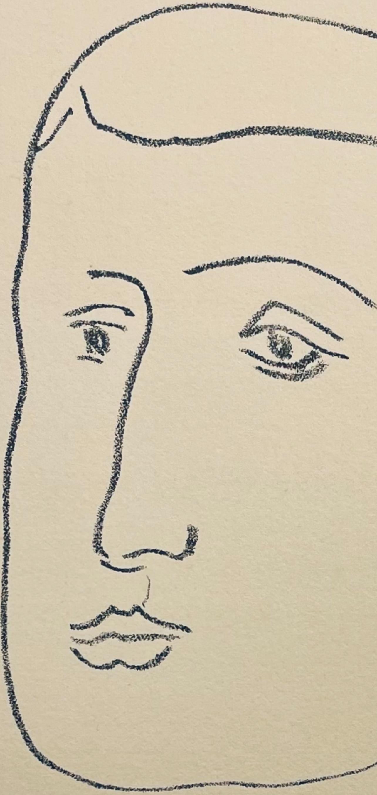 Lithograph - Henri Matisse - Composition (Duthuit 31) - Apollinaire - 3