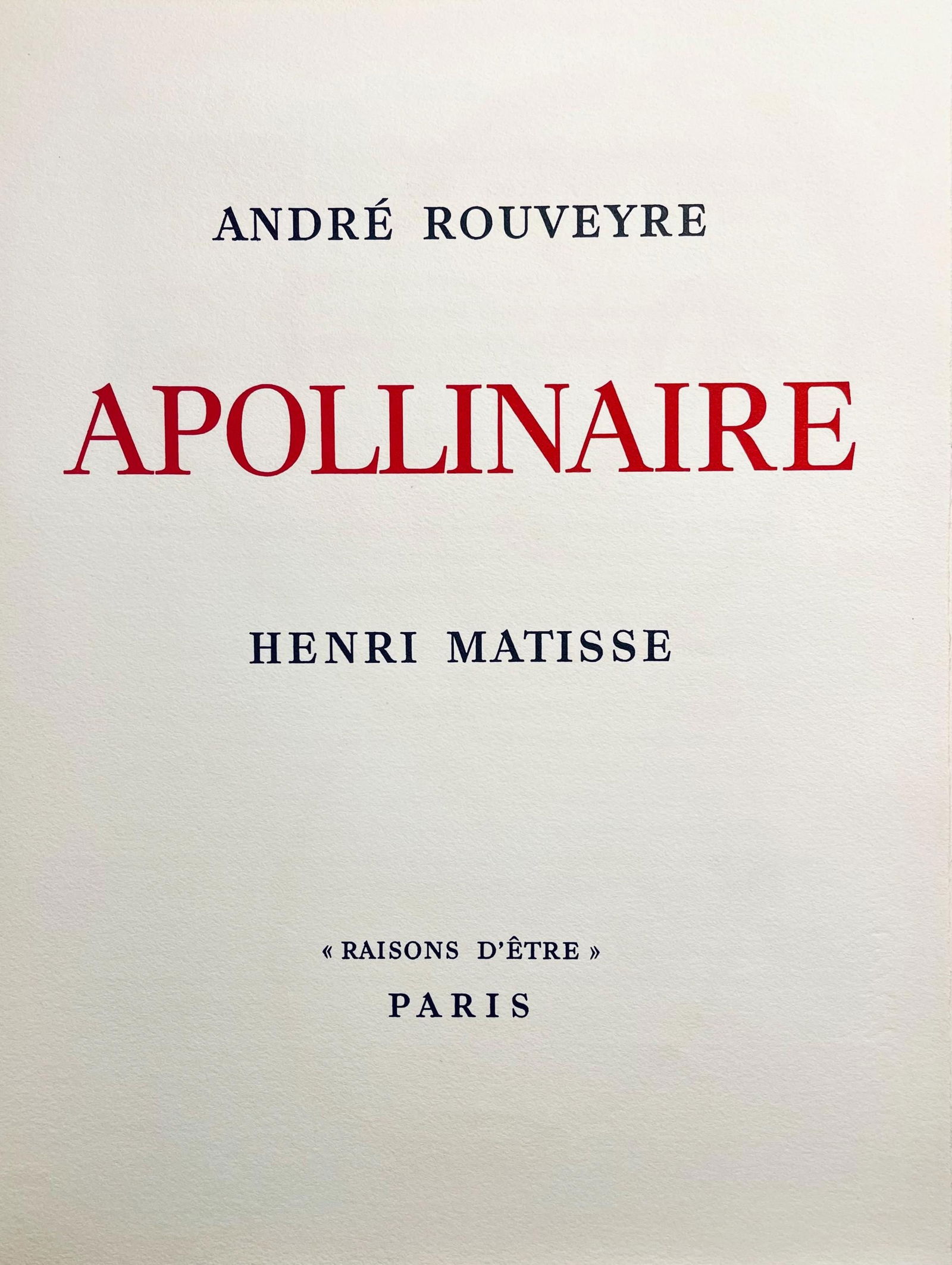 Lithograph - Henri Matisse - Composition (Duthuit 31) - Apollinaire - 5