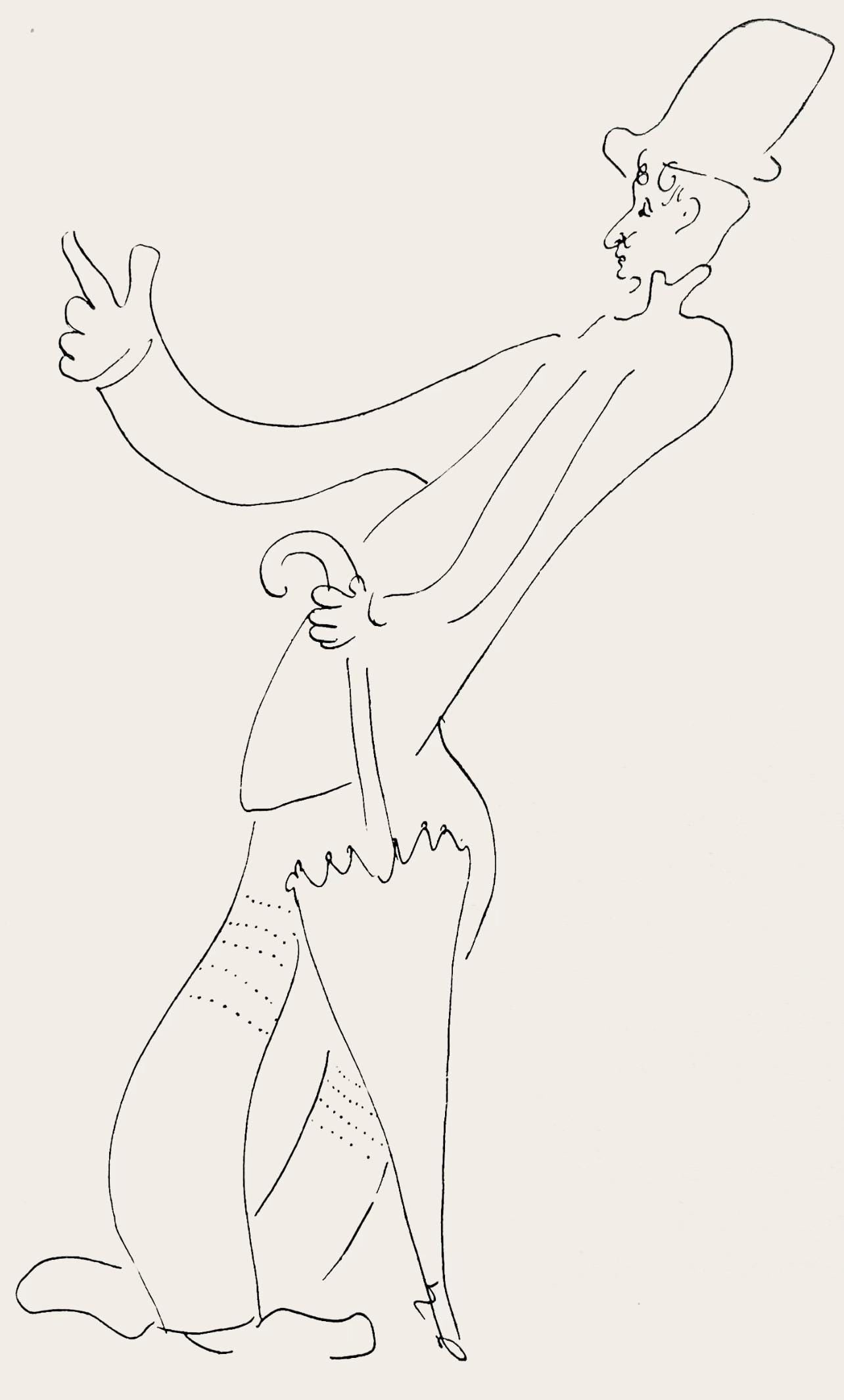 Lithograph - Marc Chagall - Composition - Suite Provinciale avec 92 dessins indits de Marc Chagall - 2