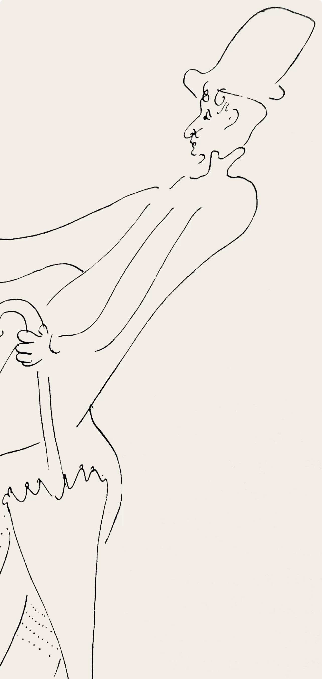 Lithograph - Marc Chagall - Composition - Suite Provinciale avec 92 dessins indits de Marc Chagall - 3