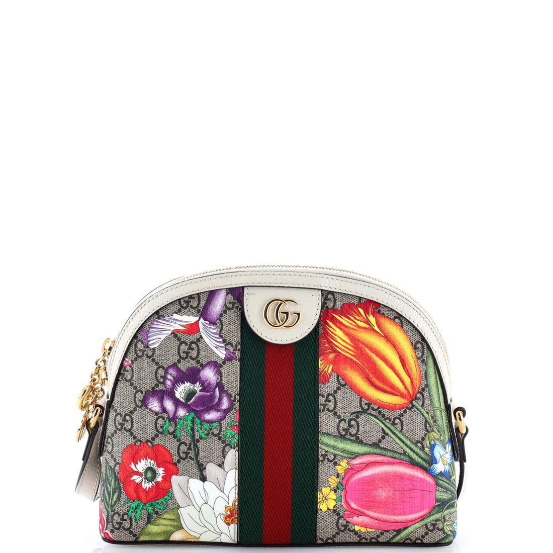 Small Gucci Ophidia Dome Shoulder Bag Flora GG Coated Canvas: Small Gucci Ophidia Dome Shoulder Bag Flora GG Coated Canvas This listing features Small Gucci Ophidia Dome Shoulder Bag Flora GG Coated Canvas. Item specifics are provided below. Item Specifics: