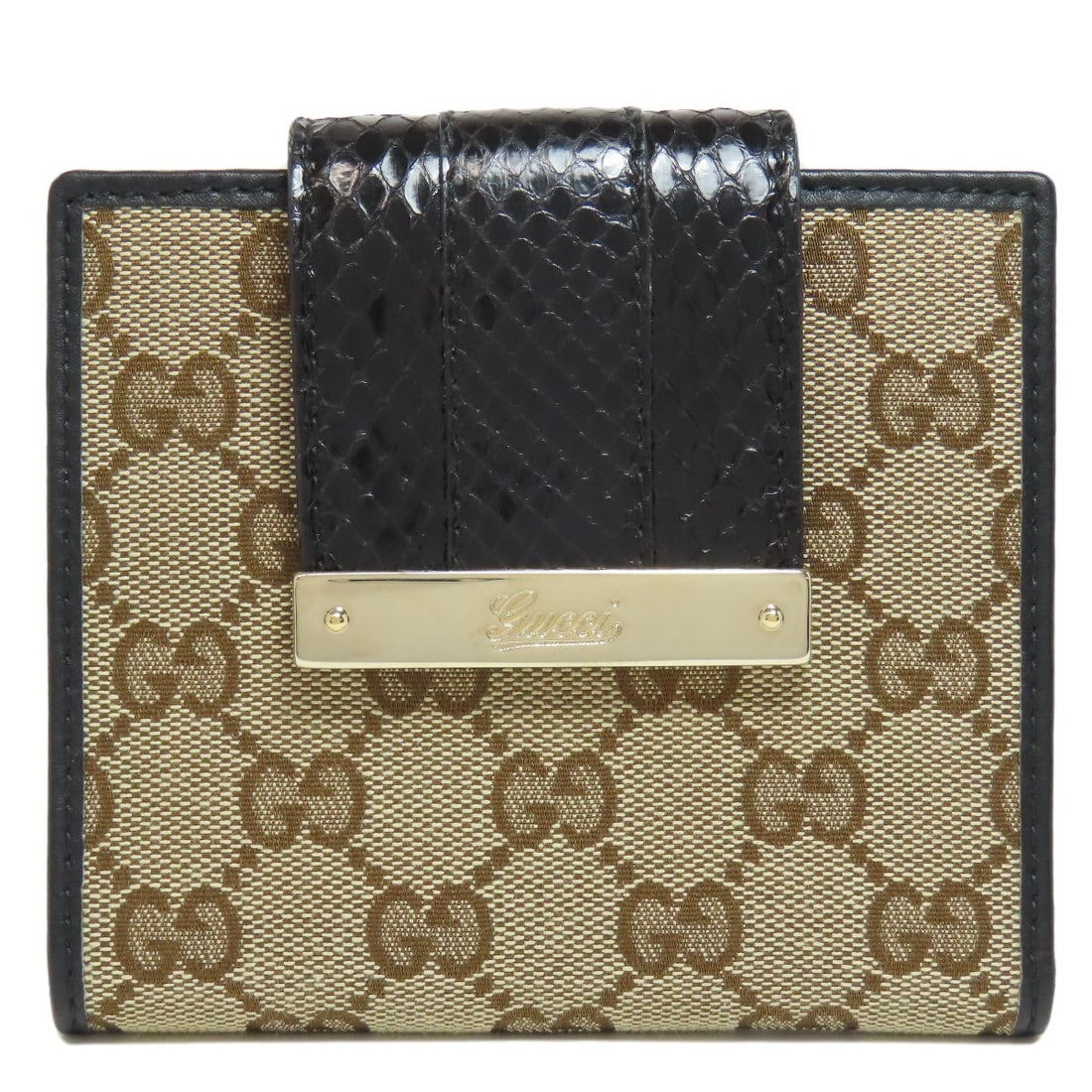 Canvas GUCCI 181669 GG Bifold Wallet with Coin Pocket (1 of 20)