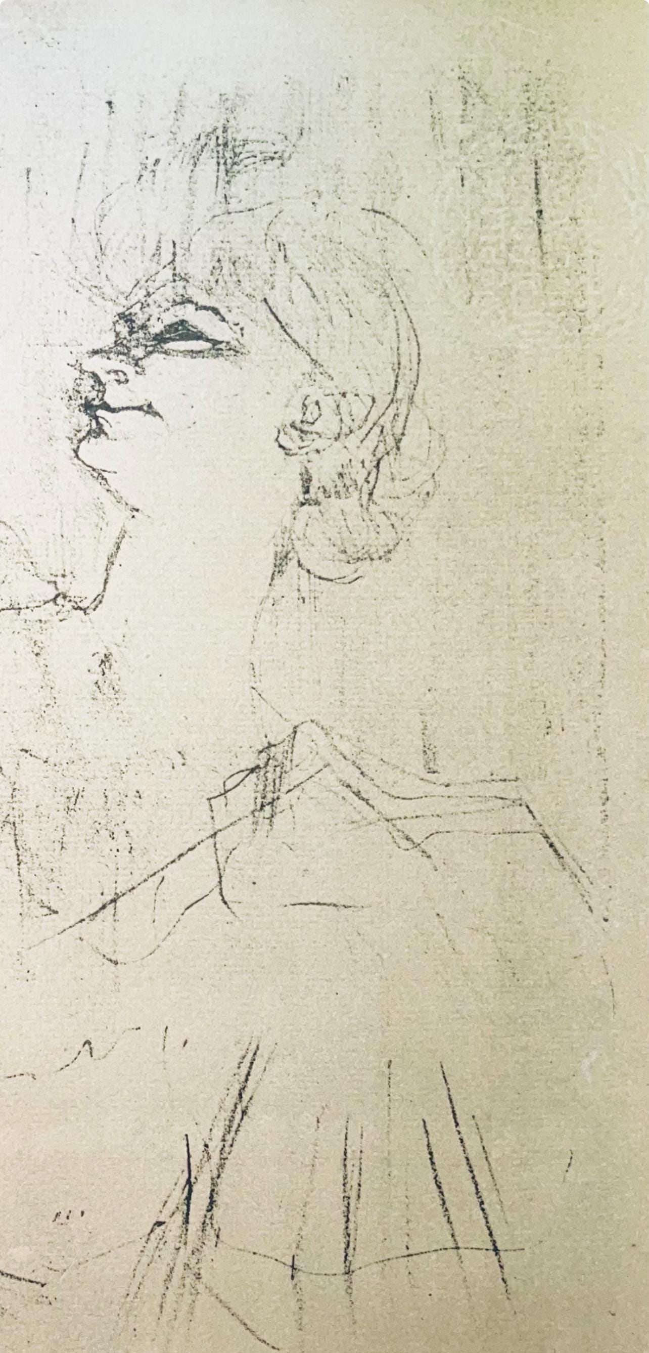 Lithograph - Henri de Toulouse-Lautrec - Composition - Images de Lautrec - 21 Planches en Couleurs - 4