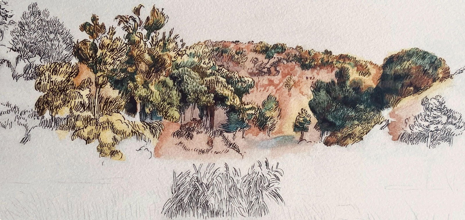 Lithograph - Pierre-Auguste Renoir - Composition - Seize Aquarelles et Sanguines de Renoir - 2