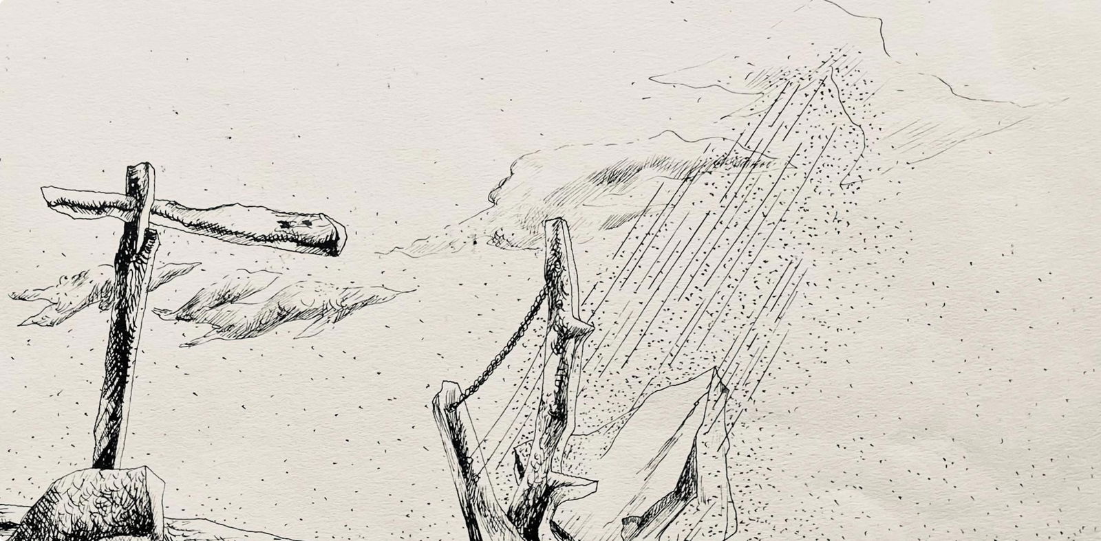 Lithograph - Jean Lurat - noblesses europennes - huit dessins la plume - 5