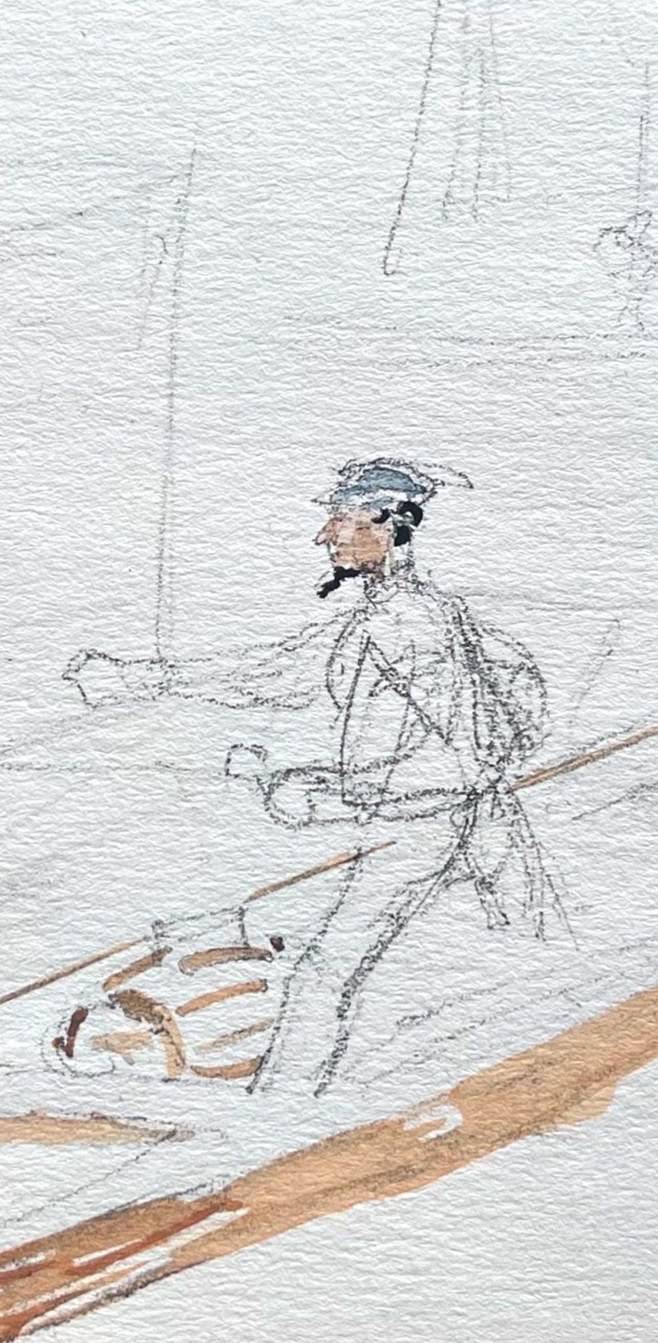 Lithograph - Henri de Toulouse-Lautrec - Composition - Toulouse-Lautrec - Album De Marine - 5